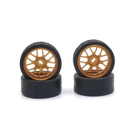 4Pcs Metal Wheel Rim Wheel Hub for Wltoys 284131 K969 K989 K999 P929 Mini-Z Mini-Q Mini-D 1/28 RC Car Upgrade Parts