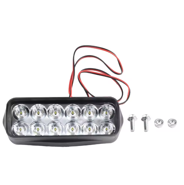 12V-80V Electric Bicycle LED Headlight Super Bright Motorcycle Tricycle 8/12/16 Led Lamps E-Bike Safty Riding Front Light Part