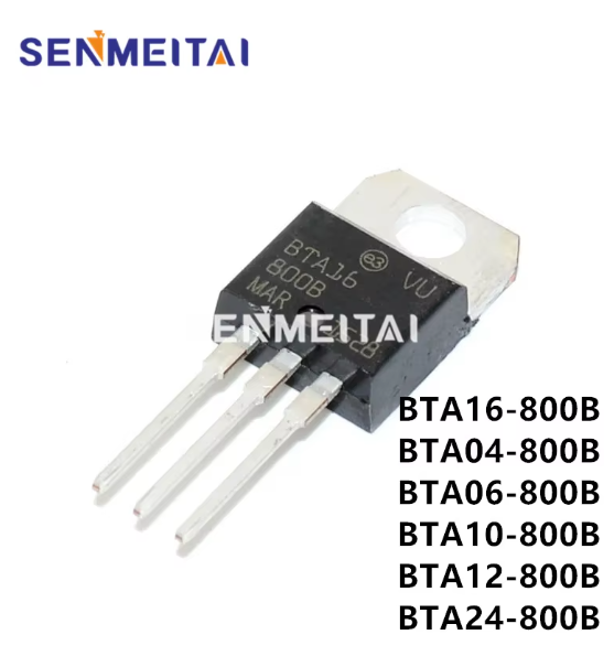 5pcs BTA16-800B TO-220 BTA16-800 BTA16 800V 16A BTA04-800B BTA06-800B BTA10-800B BTA12-800B BTA24-800B BTA12-800 BTA24-800