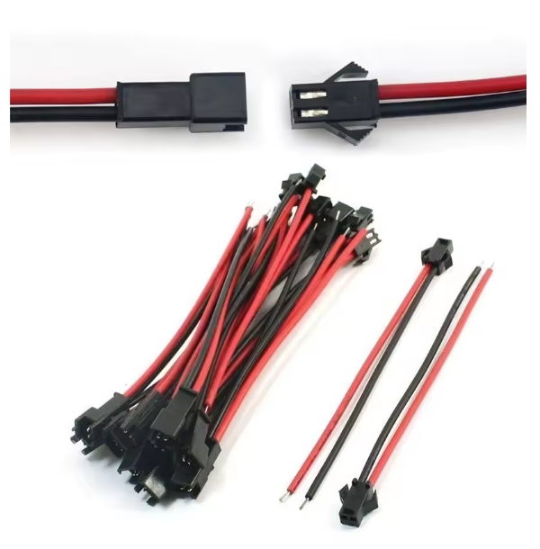 20pcs/set Male To Female Plug Terminal Wire Connector Terminal Line JST Connector Replacement For LED Downlight Ceiling Lamp