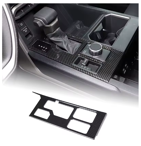 Central Control Gear Shift Panel Trim Cover for Toyota Tundra Sequoia 2022 2023 (For Left Hand Drive)