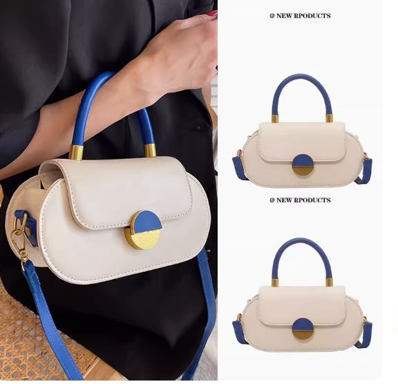 High-end small bag for women 2024 new summer versatile handbag texture niche women's white crossbody bag