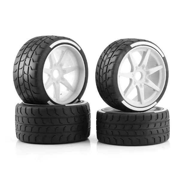 RC 1/7 Tire Tyre 17mm Wheel Hex For ARRMA Firebird FELONY FSR Flying God Mustang GT Flat Running Da DA GT Tire Racing Highway