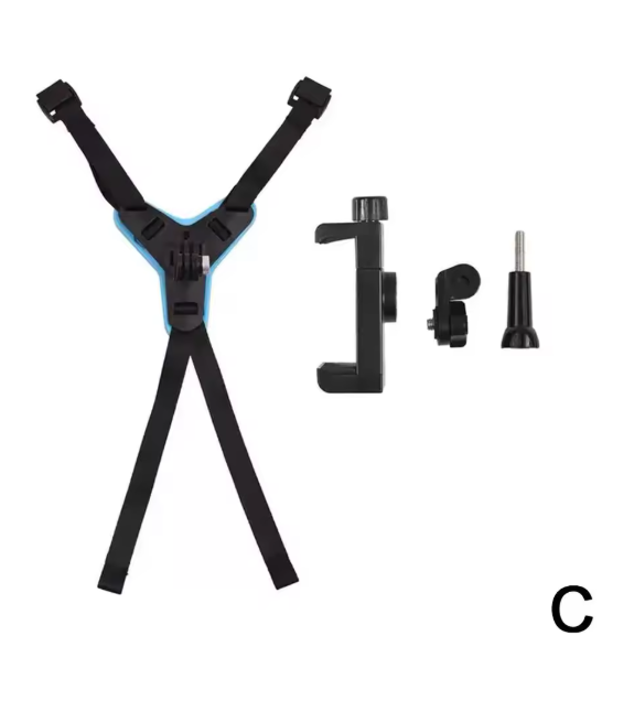 Cycling Phone Holder Sports Camera Chin Holder With Phone Clip Helmet Holder Accessories Bicycle And Motorcycle Holder