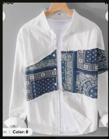 ABOORUN Men's Casual Shirts Long Sleeve Shirts for Male