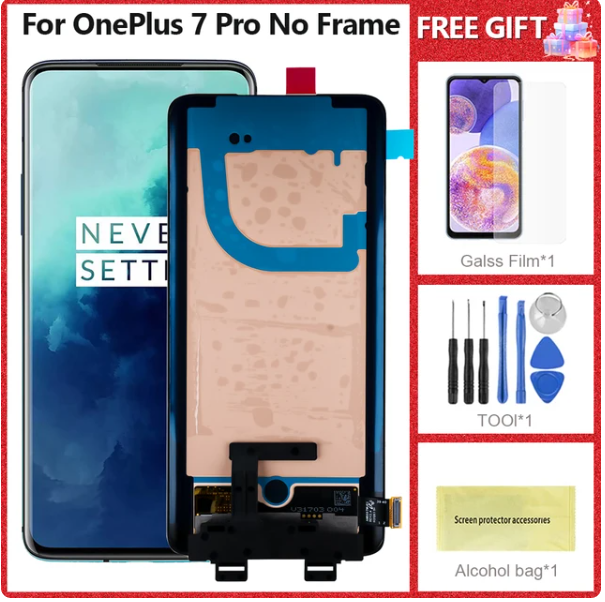 6.67'' Best Quality AMOLED Display For OnePlus 7 Pro LCD Touch Screen Digitizer Assembly replacement Parts For Oneplus 7 pro