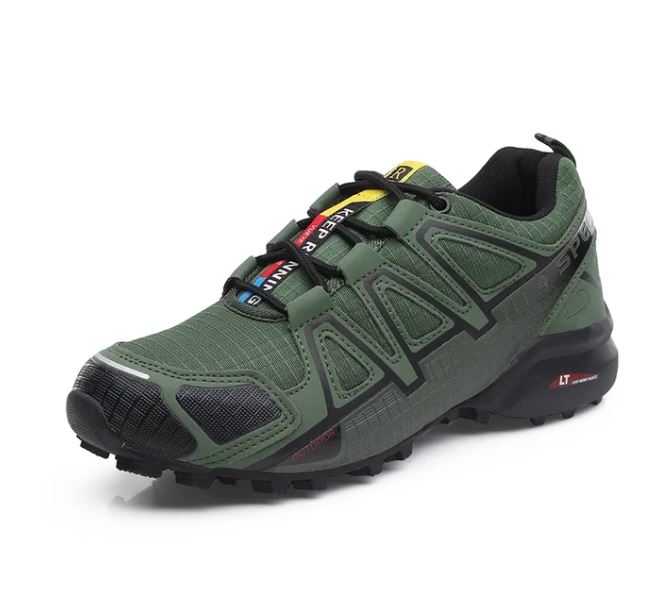 2022 New Hiking Shoes Men Mesh Breathable Hiking Travel Shoes Outdoor Woodland Cross-Country Shoes Mountain Cycling Sports Shoes