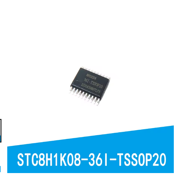 10PCS/LOT STC8H1K08-36I STC8H1K08 STC8H1K08-36I-TSSOP20 STC8H1K08-36I-QFN20 Single-Chip Microcomputer New Good Quality Chipset