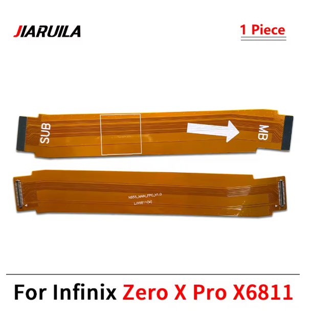 Main Flex Cable For Infinix Hot 8 X650 Hot 9 X655C Note 12 G96 X670 Note 12 Pro X676B Connect Mainboard To LCD Screen Ribbon