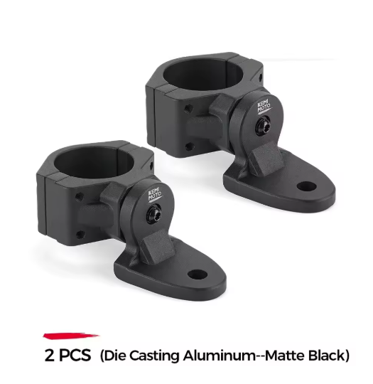 1.75"-2" Roll Bar UTV Antenna Flag Whip Light Mounts Off-Road Fog Work Lights Bracket Compatible with Polaris RZR for Can-am X3
