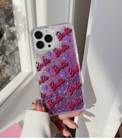 Fashion Letter Liquid Quicksand Funda For iphone 11 14 Pro Max Case 12 13 Soft Cover 6 6S 7 8 Plus Glitter Coque X XR XS Max SE