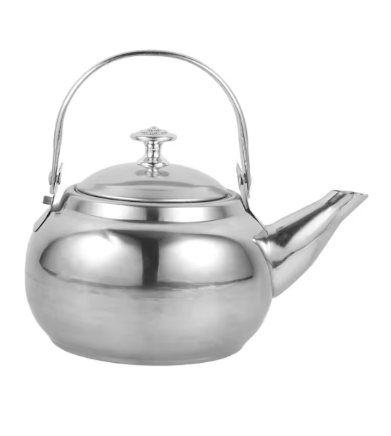 Pot Whistling Stovetop Tea Kettle Stainless Steel Teapot for Camping Coffee