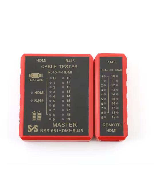 Multifunctional HDMI-Compatible Ethernet Tester Network Cable RJ45 Lan 8P8C POE Anti Burn RJ11 Telephone Line Protection