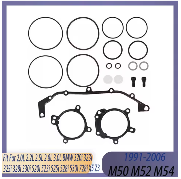 Dual VANOS O-Ring Seal Rebuild Kit Fit 2.0 2.2 2.5 2.8 3.0 L M52 M54 91-06 For BMW 320i 323i 325i 330i 520i 525i 528i 530i X5 Z3