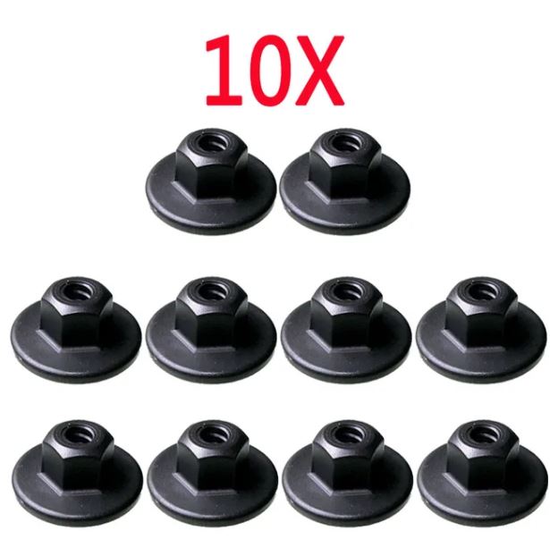 10X Auto Clips Retainer Chassis Rear Bumper For Bmw 07147169847