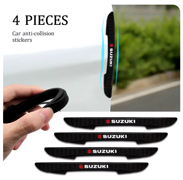 4PCS Auto Rubber Car Door Anti-collision Bumper Strips Protector For Suzuki Swift Jimny Vitara Samurai Grand vitara Accessories