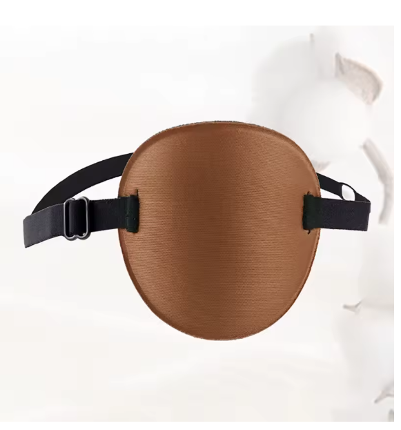 Pirate Eye Patch Unisex Black Single Eye Patch Eyepatch One Eye Washable Adjustable Concave Eye Patch Kid Pirate Cosplay Costume