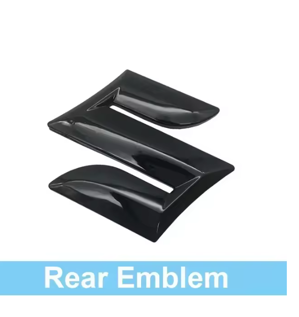 ABS Car Front Grille Emblem & Rear Trunk Badge Sticker Set for SuzukiS-Cross, Vitara, Swift, SX4, Alivio -Auto Logo Accessories