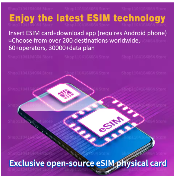 Open Source eSIM Physical Card EasyEUICC Unlimited Write Storing 15 Sets of Phone Numbers the Same as the 5ber Premium Version