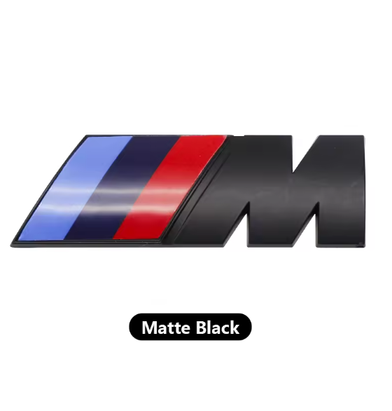 3D ABS Black Logo M Emblem Car Fender Badge Trunk Sticker For BMW E39 E46 E36 E90 G20 G30 E60 G22 F30 F10 X3 X5 X6 M Accessories