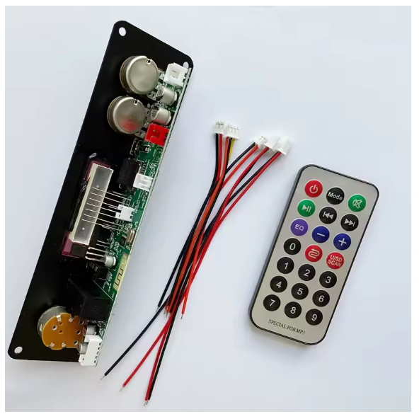 Bluetooth 5.0 MP3 Amplifier Board Power Support MP3 USB EQ TF FM Remote Control Car Music Lossless Bass Sound Radio Module