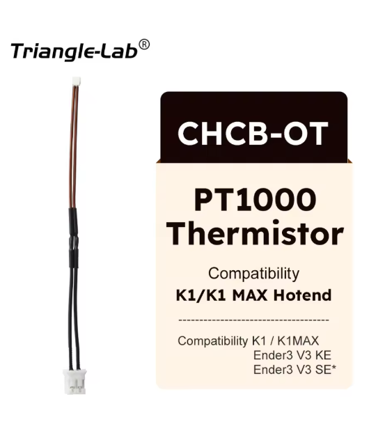 C Trianglelab PT1000 high temperature printing thermistor for CHCB-OT hotend compatible Creality K1 K1 Max CR-M4 3D printer