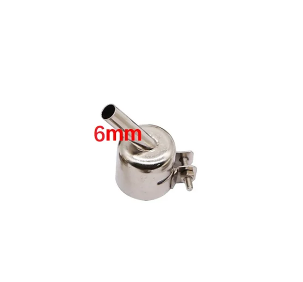 1pc 3-10mm Durable Welding Nozzle 45 Degree Curved Angle Welding Nozzle For 850 Series Hot Air Rework Station Accessories