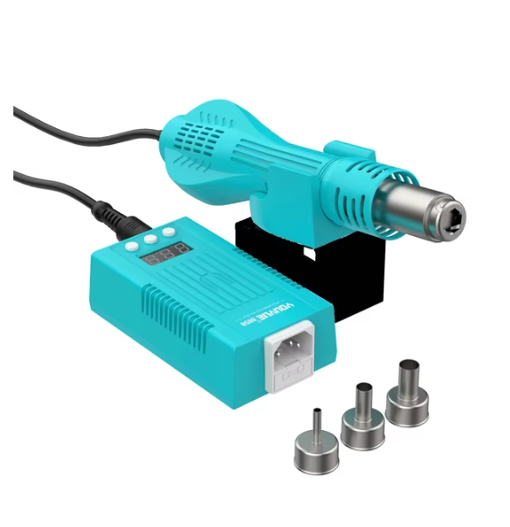 UYUE 8858 Portable Heat Station Hot Air Gun for Iphone Mobile Repair Soldering Mini Thermal Dryer BGA Rework Heat Gun Soldering