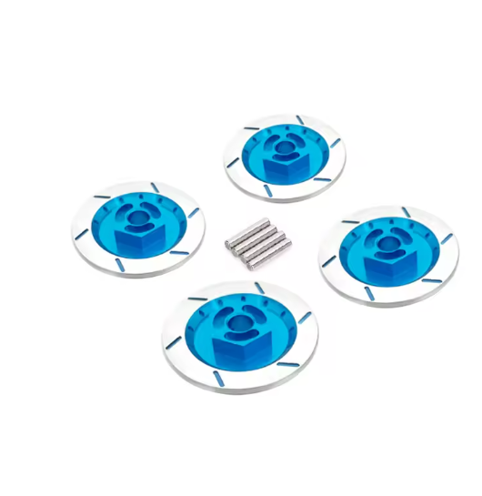 4PCS Aluminum Alloy Brake Disc Wheel Rim Box Hex Adapter 12mm for tamiya tt-01 tt02 HPI HSP 94123 1/10 RC On Road Racing Car