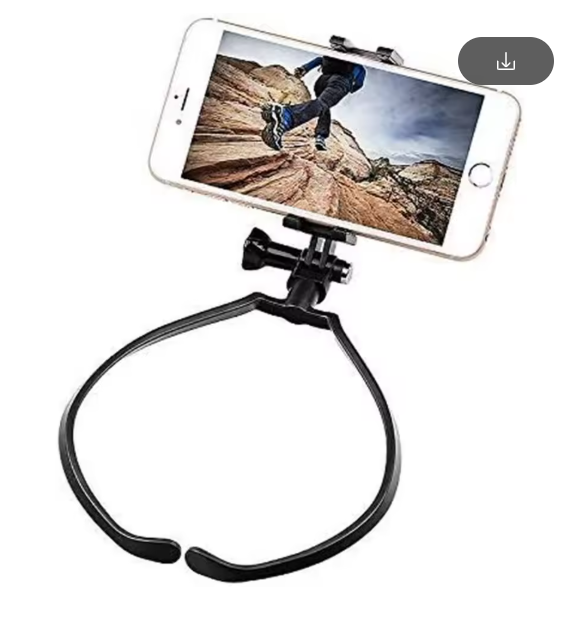 Hands Free Wearable Neck Mobile Phone Holder Lazy Stand Universal Hanging Mount for iPhone Xiaomi GoPro DJI Dock Station Bracket