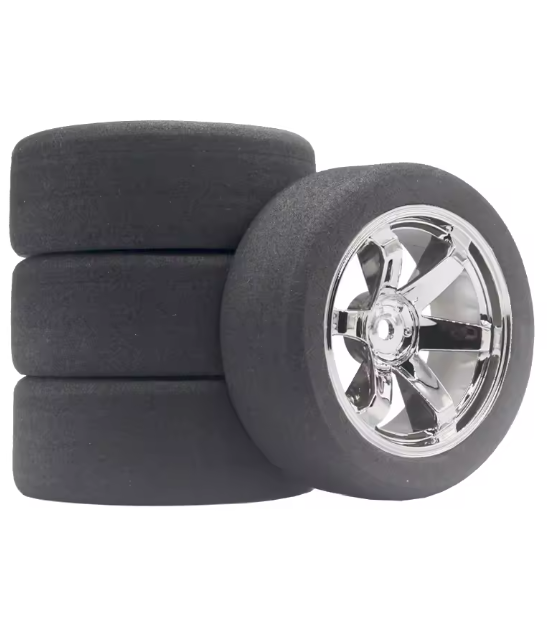 1/10 flat car sponge tire RC tire professional racing HSP 94123 Sakura D4 Tiangong TT02 flat car 6 degrees hub