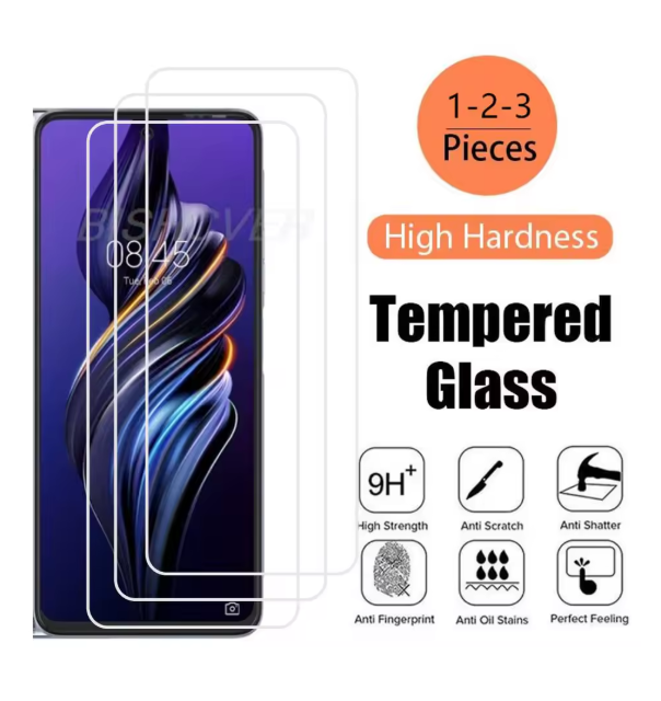 For Tecno Pova 3 6.9" HD Tempered Glass Protective On For Tecno Pova3 TecnoPova3 LF7n Screen Protector Film Cover