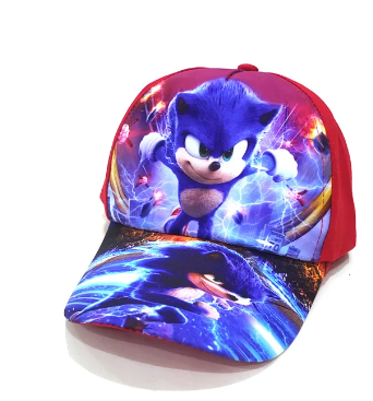 Sonic Anime Characters Action Toys Hedgehog Children's Hats Boys Girls Baseball Caps Peaked Caps kids Gift