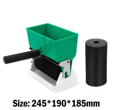 3/6 inch Paint Buckets Portable Handheld Glue Applicator Roller Manual Gluer for Woodworking Painting Tool Wheels