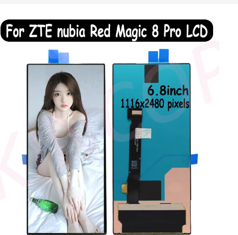 6.8" AMOLED For ZTE nubia Red Magic 8 Pro LCD NX729J Display Touch Screen Digitizer Assembly Pantalla For Red Magic 8Pro LCD