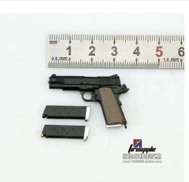 Hot Sales 1/6 WWII US Army Ranger Captain Colt M1911 Automatic Pistol Weapon Model For 12" Action Figure Scene Accessories Props