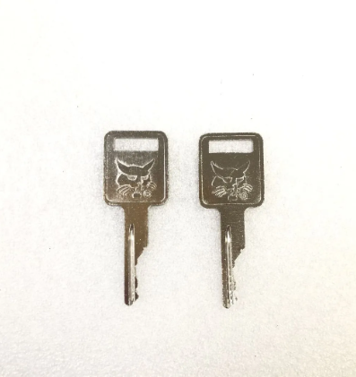 2PCS D250 Key 6693241 For Bobcat Skid Steer Loaders and Mini Excavator