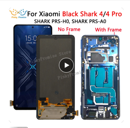 Amoled For Xiaomi Black Shark 4 Shark PRS-H0/A0 LCD Display Screen with Touch Screen Digitizer For BlackShark 4 Pro 4Pro LCD