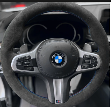 Car Steering Wheel Cover Suede Braid For BMW M Sport G30 G31 G32 G20 G21 G14 G15 G16 X3 G01 X4 G02 X5 G05 Car Accessories