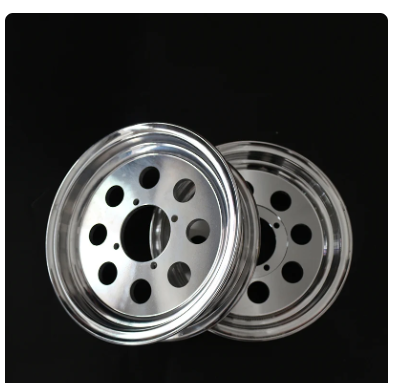 Circular rear wheel auxiliary electric aluminum alloy pneumatic tire hub 3.50-10 for scooter tricycle