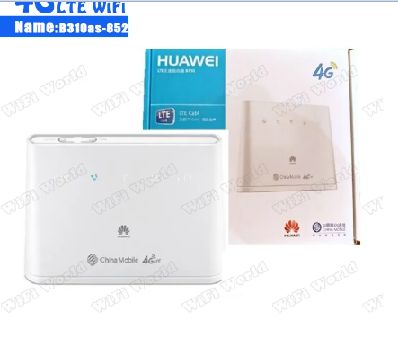 Huawei b310as-852 4G Lte Router B310 Lan Car Hotspot 150Mbps 4G LTE CPE WIFI ROUTER Modem with 2pcs antennas