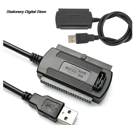 USB 2.0 To IDE Adapter Converter Cable For 2.5 3.5 Inch Hard Drive HD