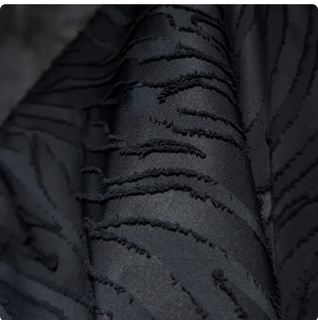 Jacquard Texture Fabric for Dress Shirt Clothing Creative Designer Cloth Apparel Diy Sewing Pure Polyester Material