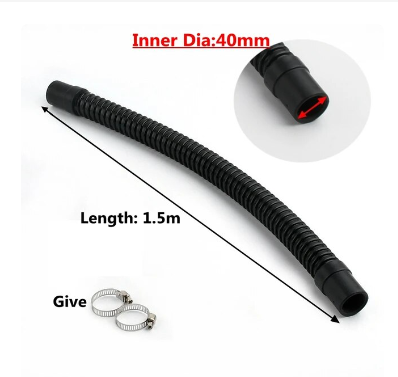 1PC 20/25/32/40/50mm I.D Plastic Aquarium Durable Corrugated Pipe Fish Tank Inlet Outlet Joint Hose Water Pump Supplies Pipe