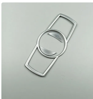CNORICARC Chrome Central Head Lamp Switch Button Frame Cover Trim For BMW F01 F02 F11 F07 F10 F25 F26 Stainless Steel Strips