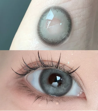MORNINGCON Lost Mermaid Blue Myopia Prescription Soft Colored Contact Lenses For Eyes Small Beauty Pupil Make Up Natural Yearly