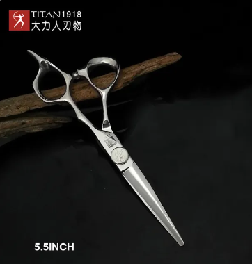 Titan 6inch cut well hair dressing professional barber hair scissors for hair