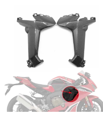 For Honda CBR1000RR CBR 1000 RR 1000RR 2017 - 2021ABS Carbon Fiber Front Side Frame Cover Panel Fairing Engine Side Panel Cowl