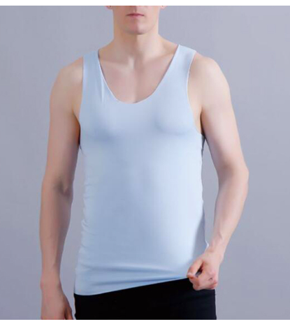 Men Ice Silk Seamless Vest Tank Tops Sports Outer Wear Undershirt T Shirts For Men Gym Fitness Sleeveless Mens Running Vest Tops