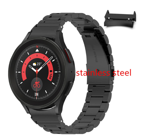 No Gaps Titanium Steel Strap for Samsung Galaxy Watch 4 Classic 46mm 42mm/Watch4 5 pro 45mm 44mm 40mm Wrist Band Curved Bracelet